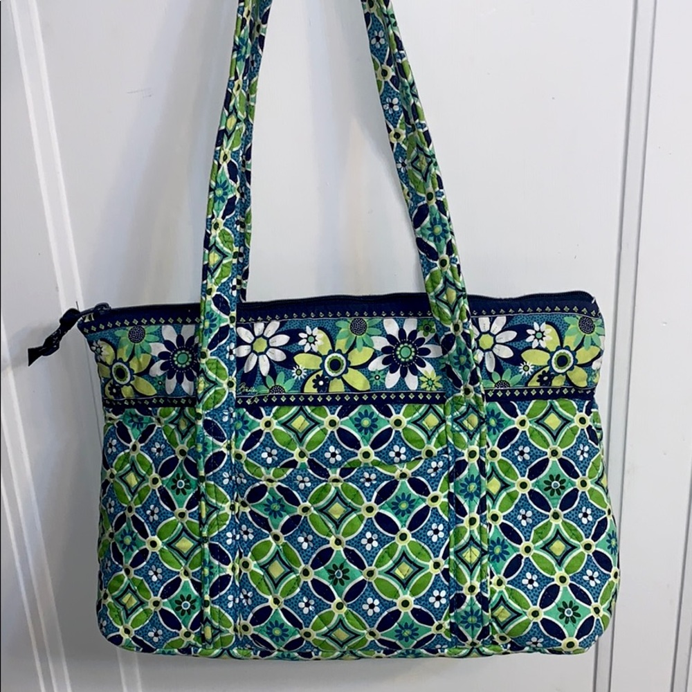 Vera Bradley Shoulder Bag Perfect Blue Green